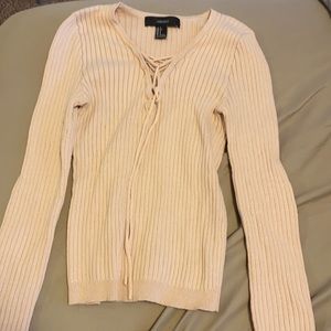 Stretchy Lace-Up Top